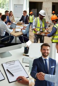 تفاوت مدیریت پیمان و پیمانکاری